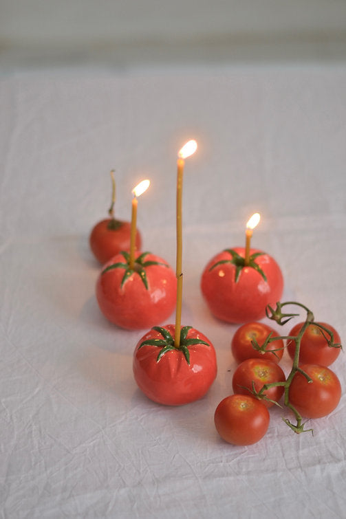 Tomato Candle Holder