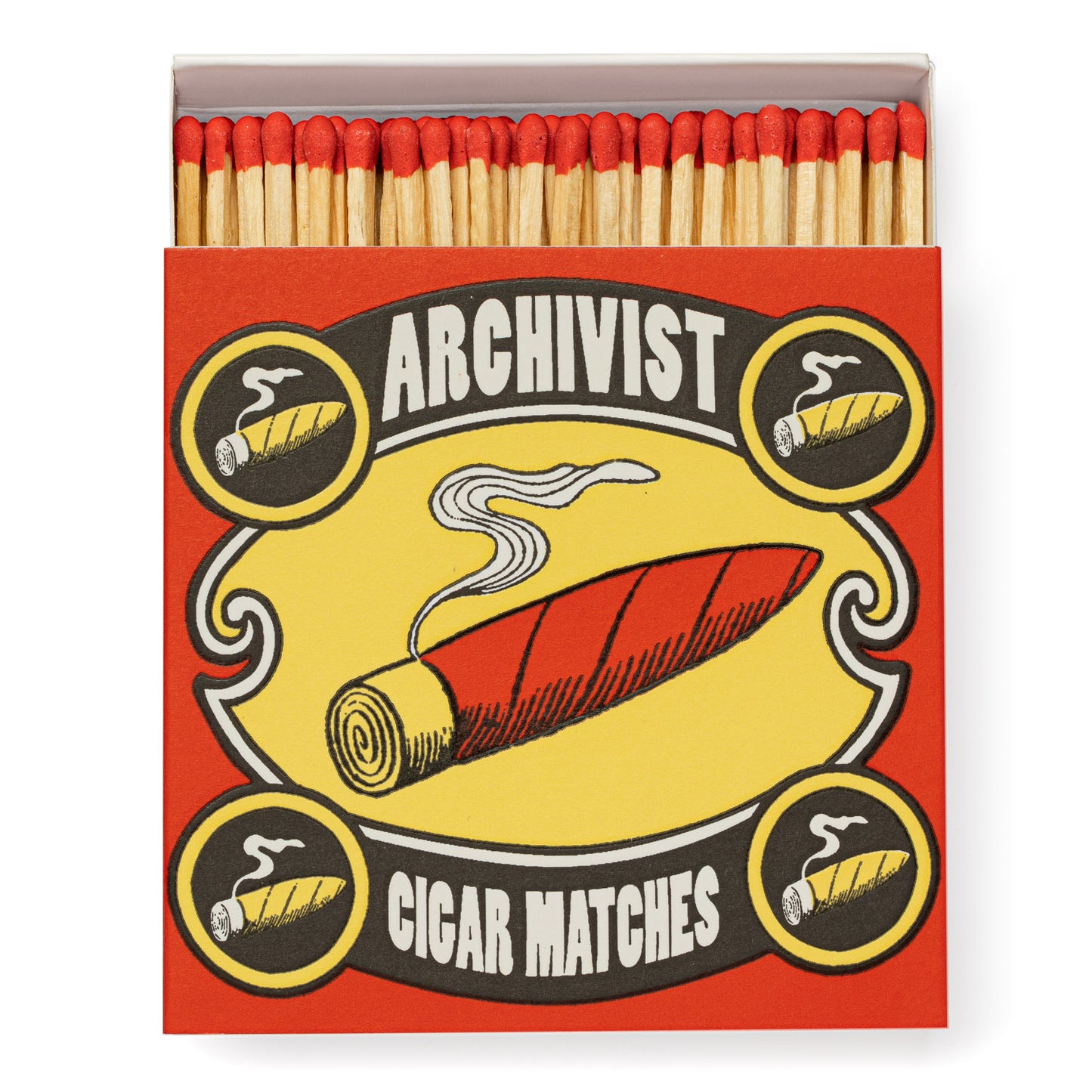 Square Matchbox - Cigar Matches