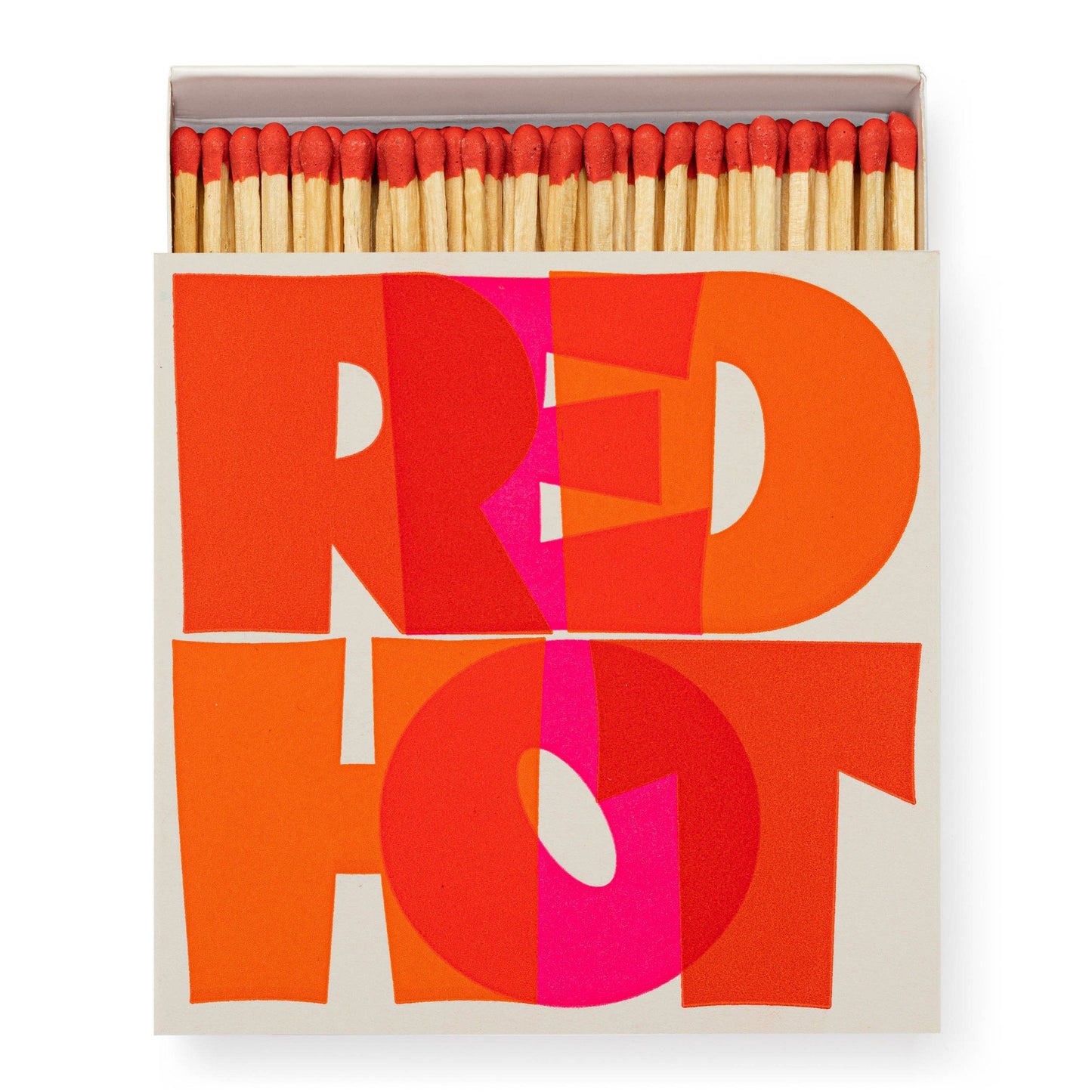 Square Matchbox - Red Hot