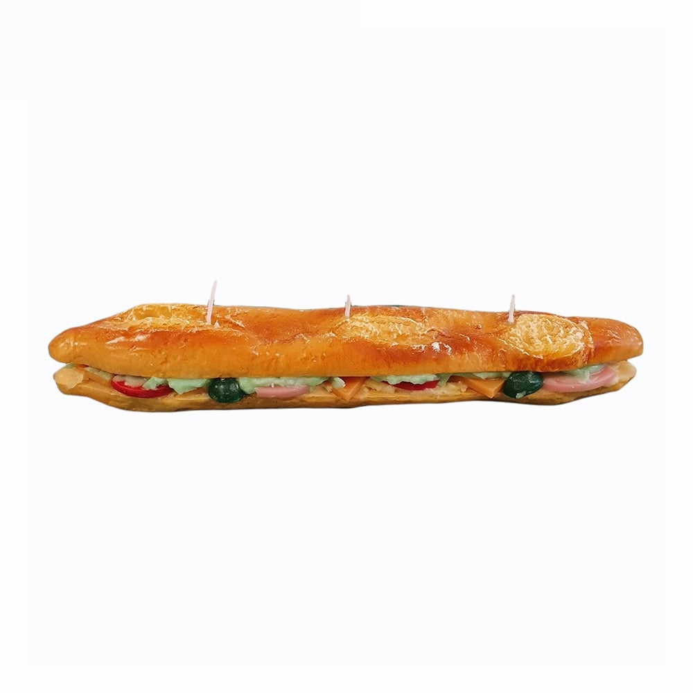 Stuffed Baguette Candle