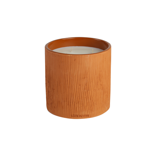 Striee Terracotta Candle