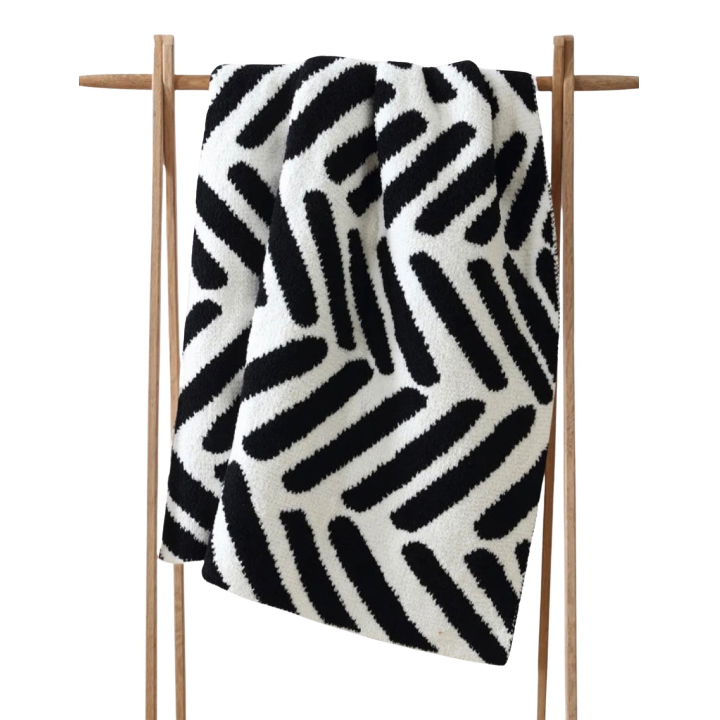 Tulum Throw - Black / White