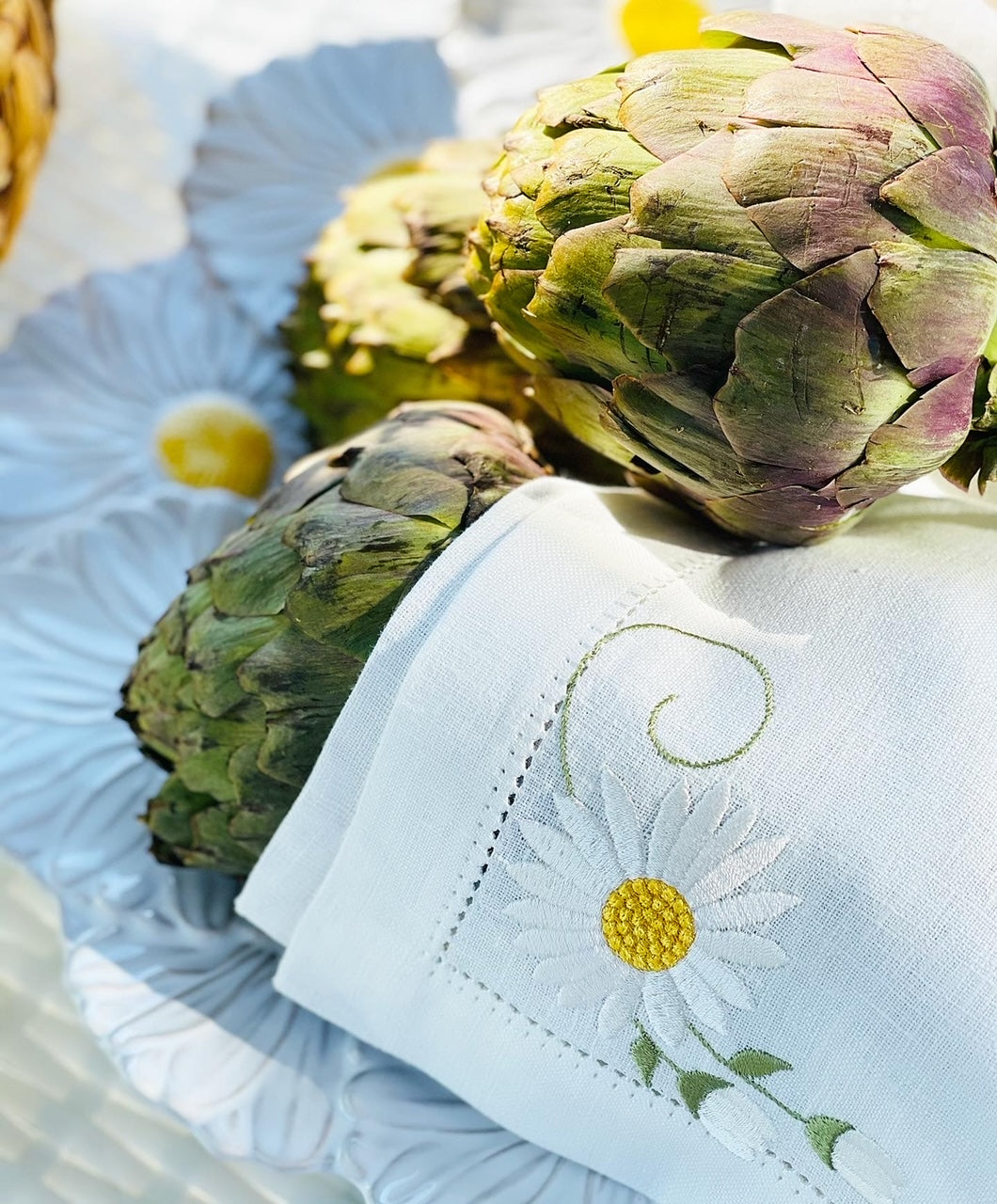 Daisy Linen Placemats