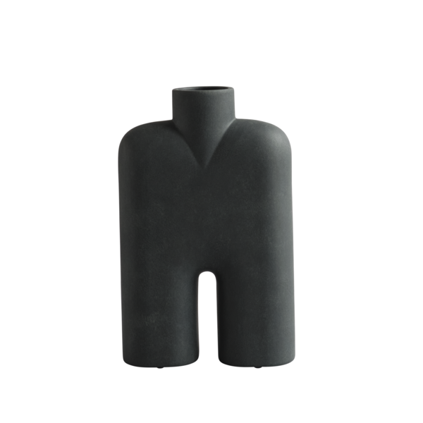 Tall Cobra Vase - Black