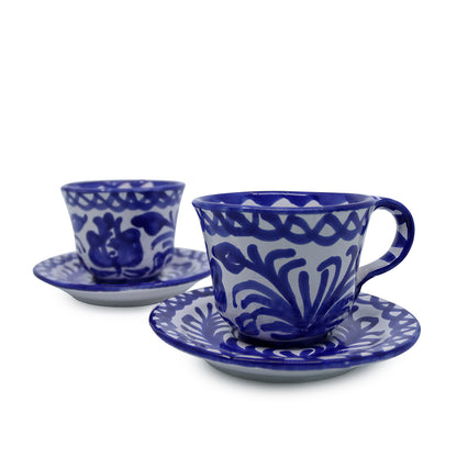 Tea Cup Set - Blue
