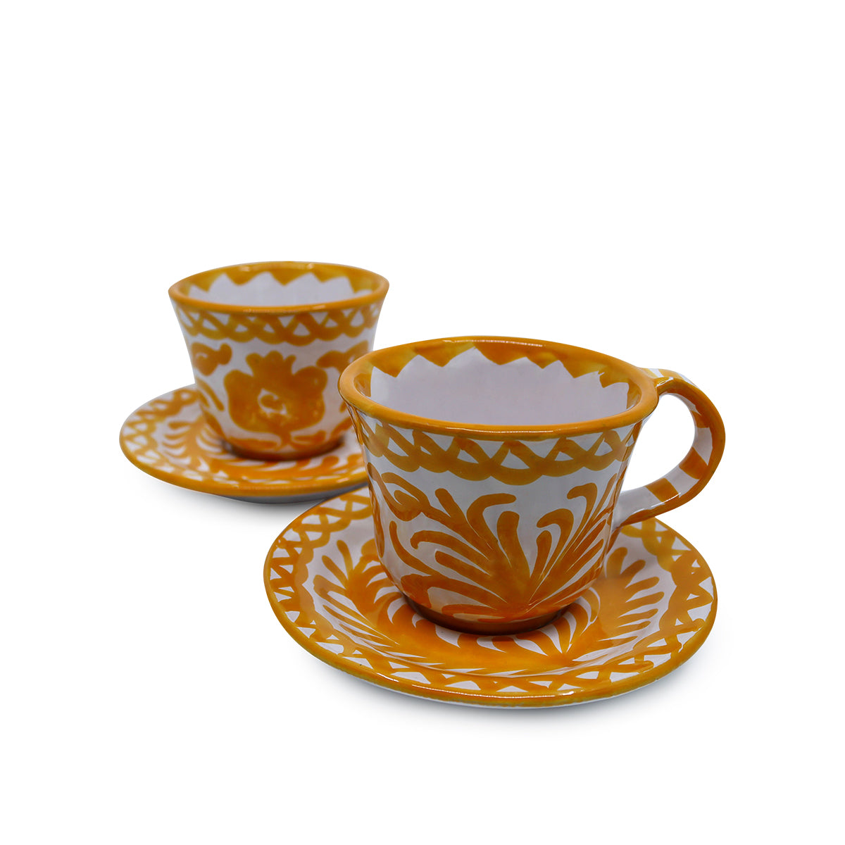 Tea Cup Set - Yellow