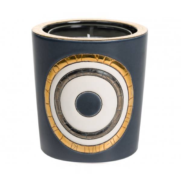 Geo Candle - Blue Gitane