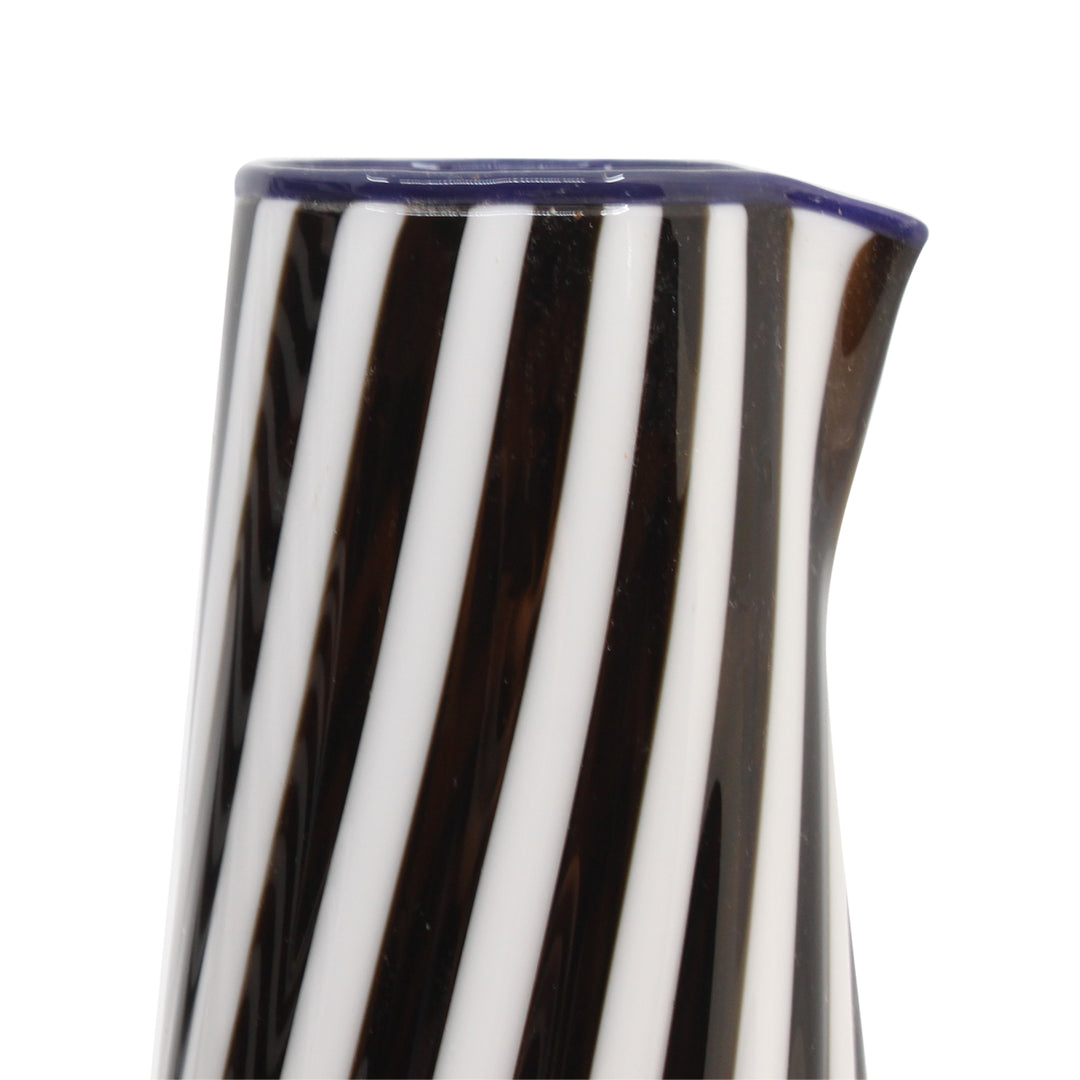 Conical Carafe - White & Chocolate