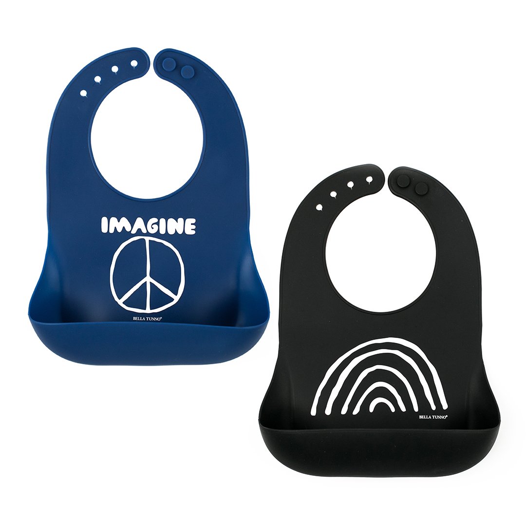 Imagine & Rainbow Bibs