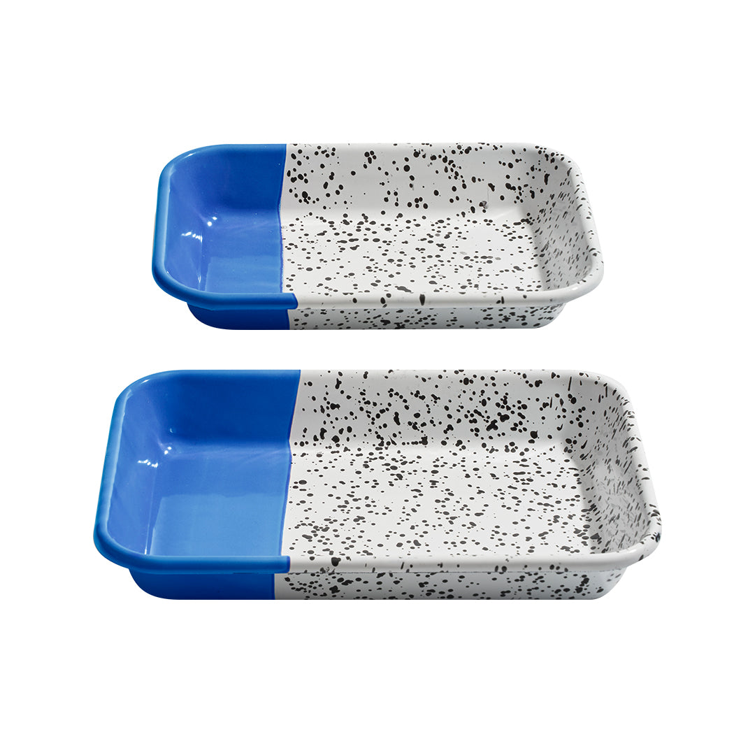 Mind Pop Cobalt Meze Plate Set - Blue