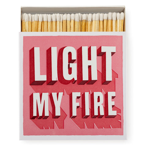 Square Matchbox - Light My Fire