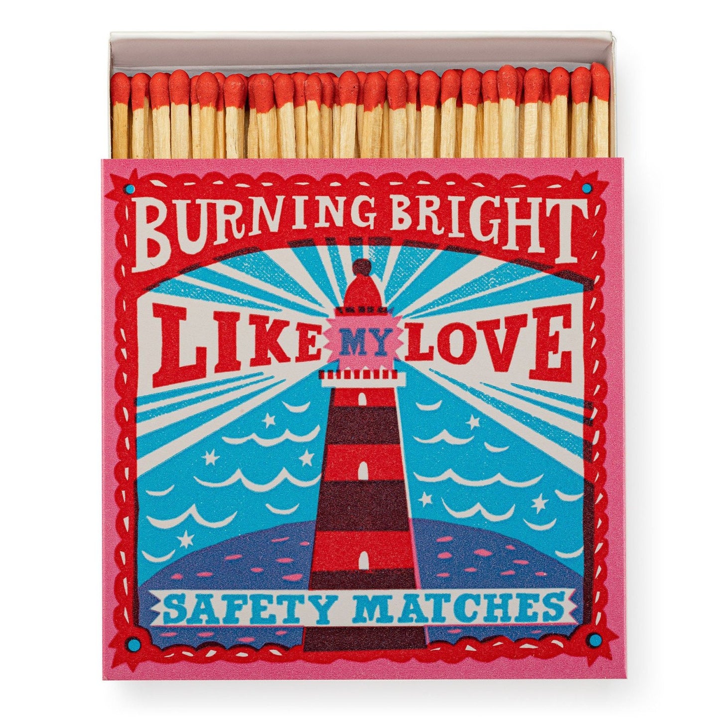 Square Matchbox - Burning Bright