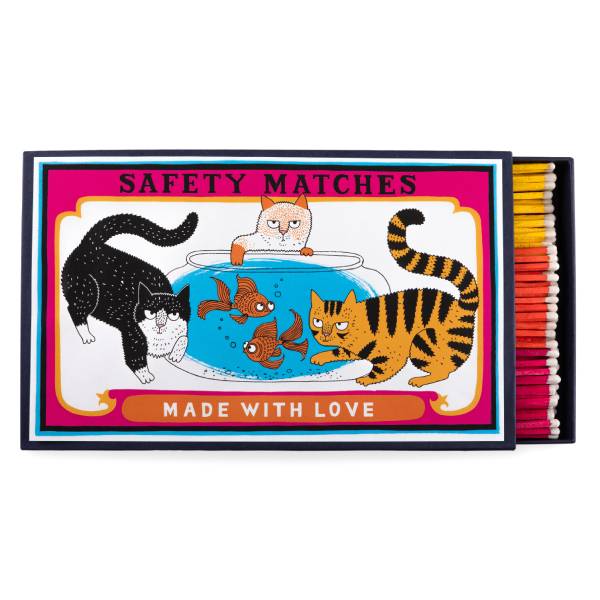 Giant Matchbox - Three Cats