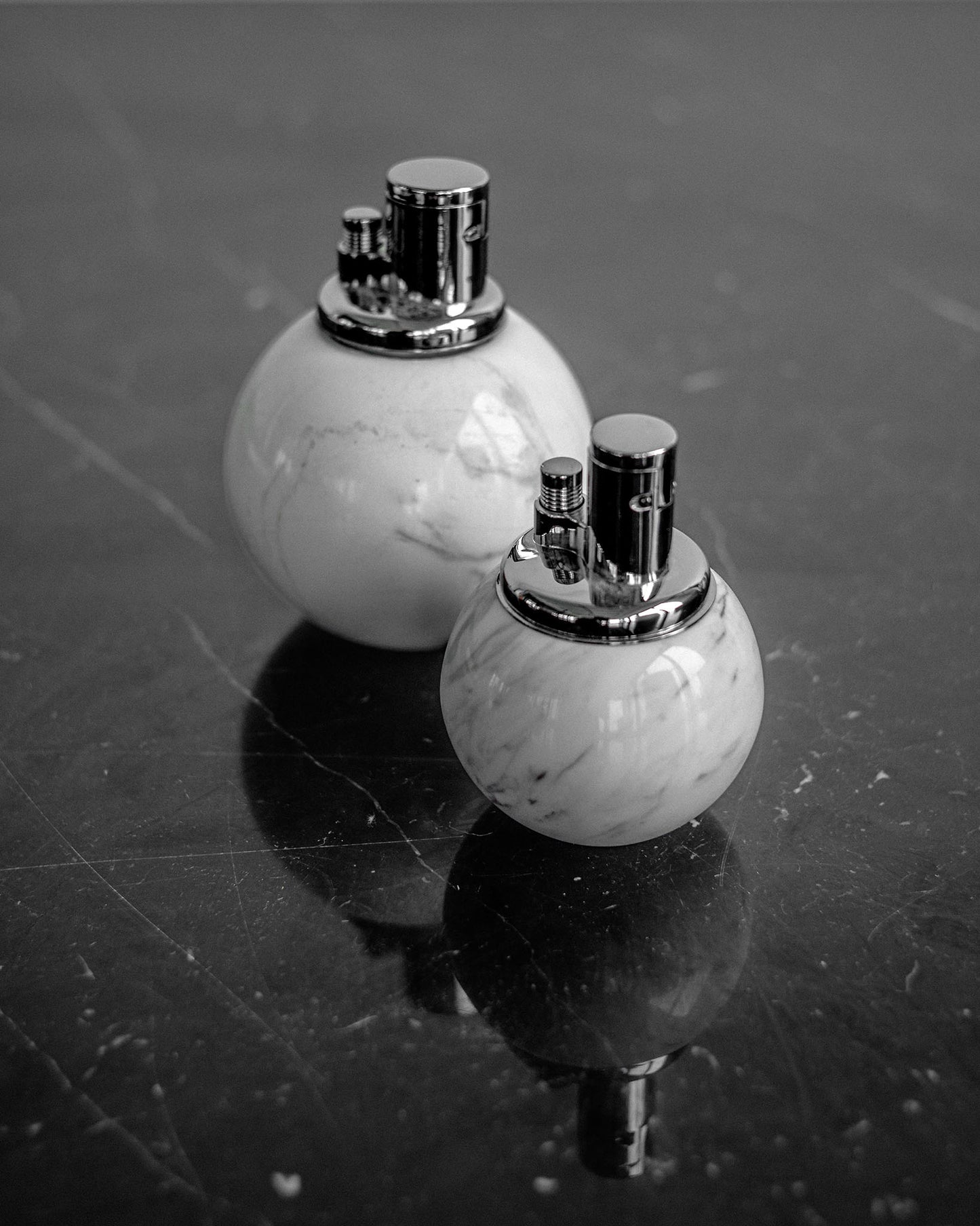 Small Marble Lighter - White Volakas