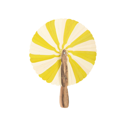 Kep Fan - Natural and Yellow