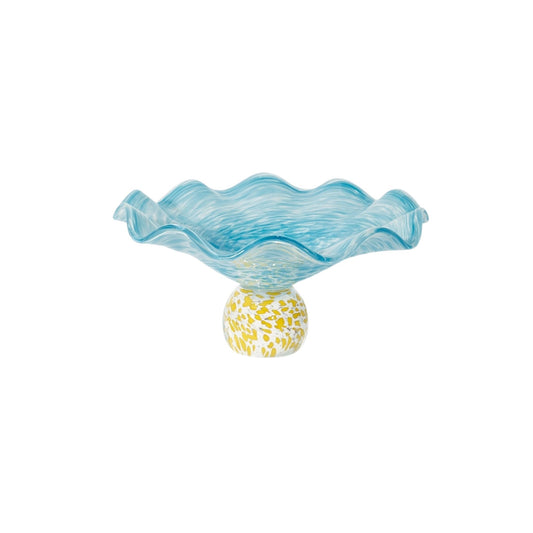 Lola Blue Glass Soucoupe