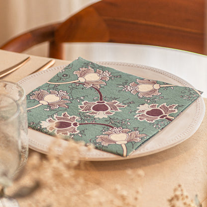 Dinner Napkins - Ispahan Flower