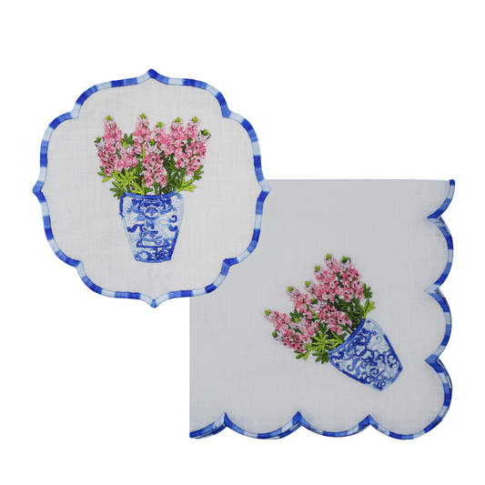 Bundle - Scalloped Edge Dinner & Cocktail Napkins