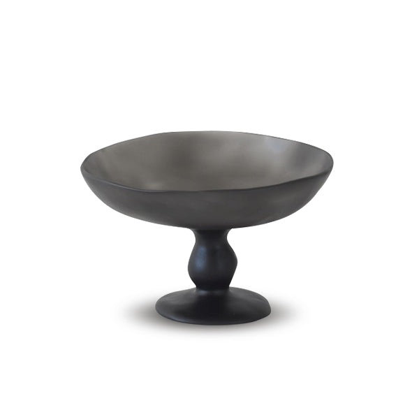 Large Pedestal Bowl - Grey