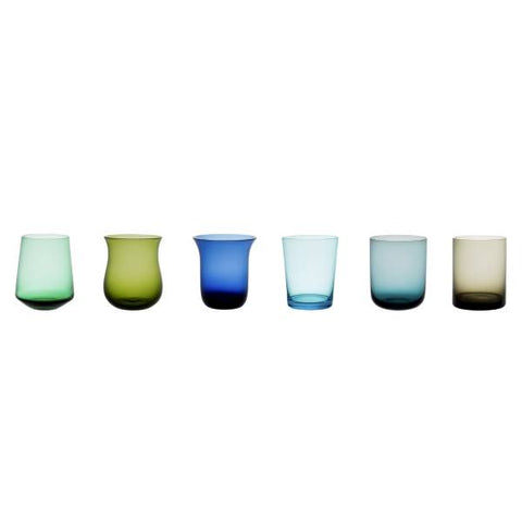 Blue Nuance Shot Glass Set - Shop Glassware In Kuwait & KSA | House of Jay