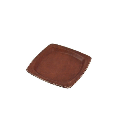 Square Tray - Brown