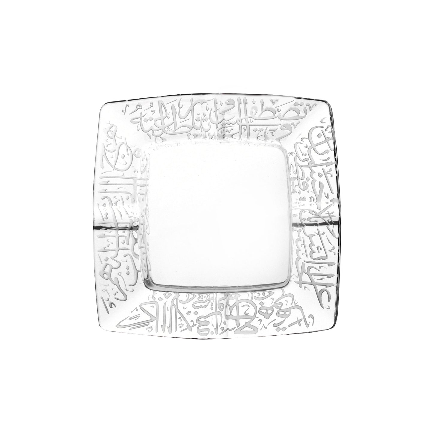 Thuluth Square Glass Ashtray