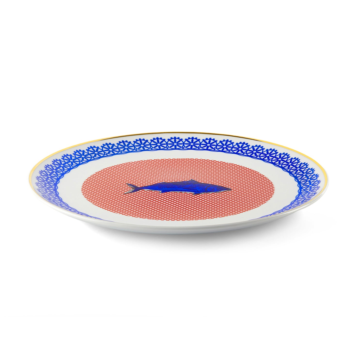 Fish Decal Serving Plate