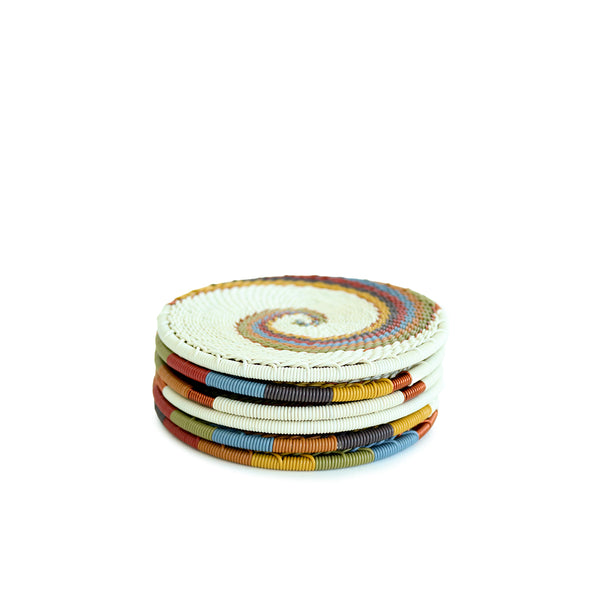 Set of 6 Coasters - Mountain Rainbow