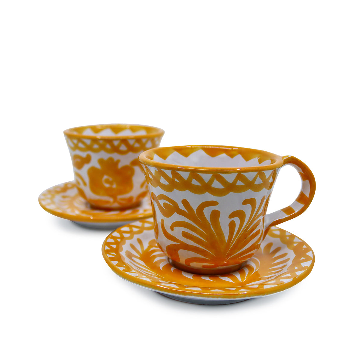 Tea Cup Set - Yellow