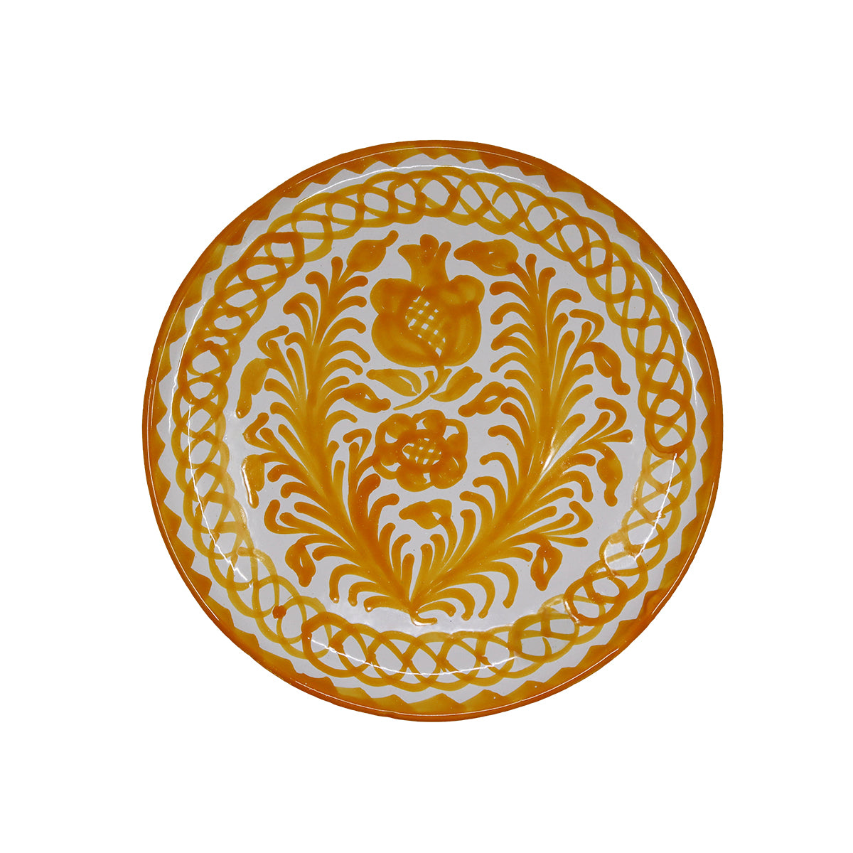 Flat Serving Plate - Yellow