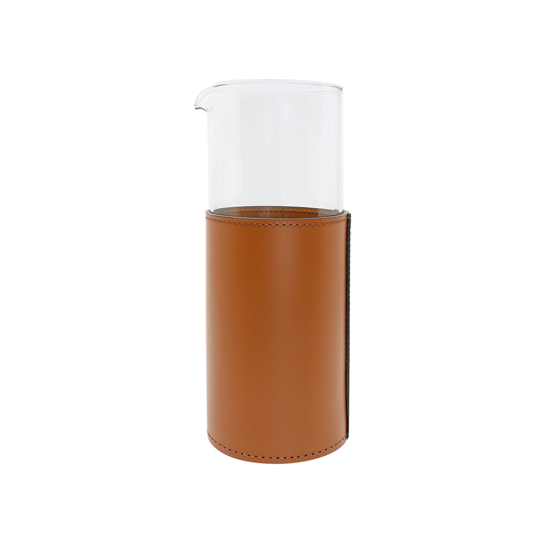 Trapani Glass Carafe - Cognac