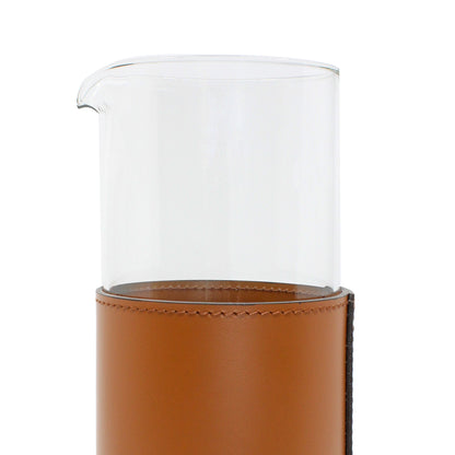 Trapani Glass Carafe - Cognac