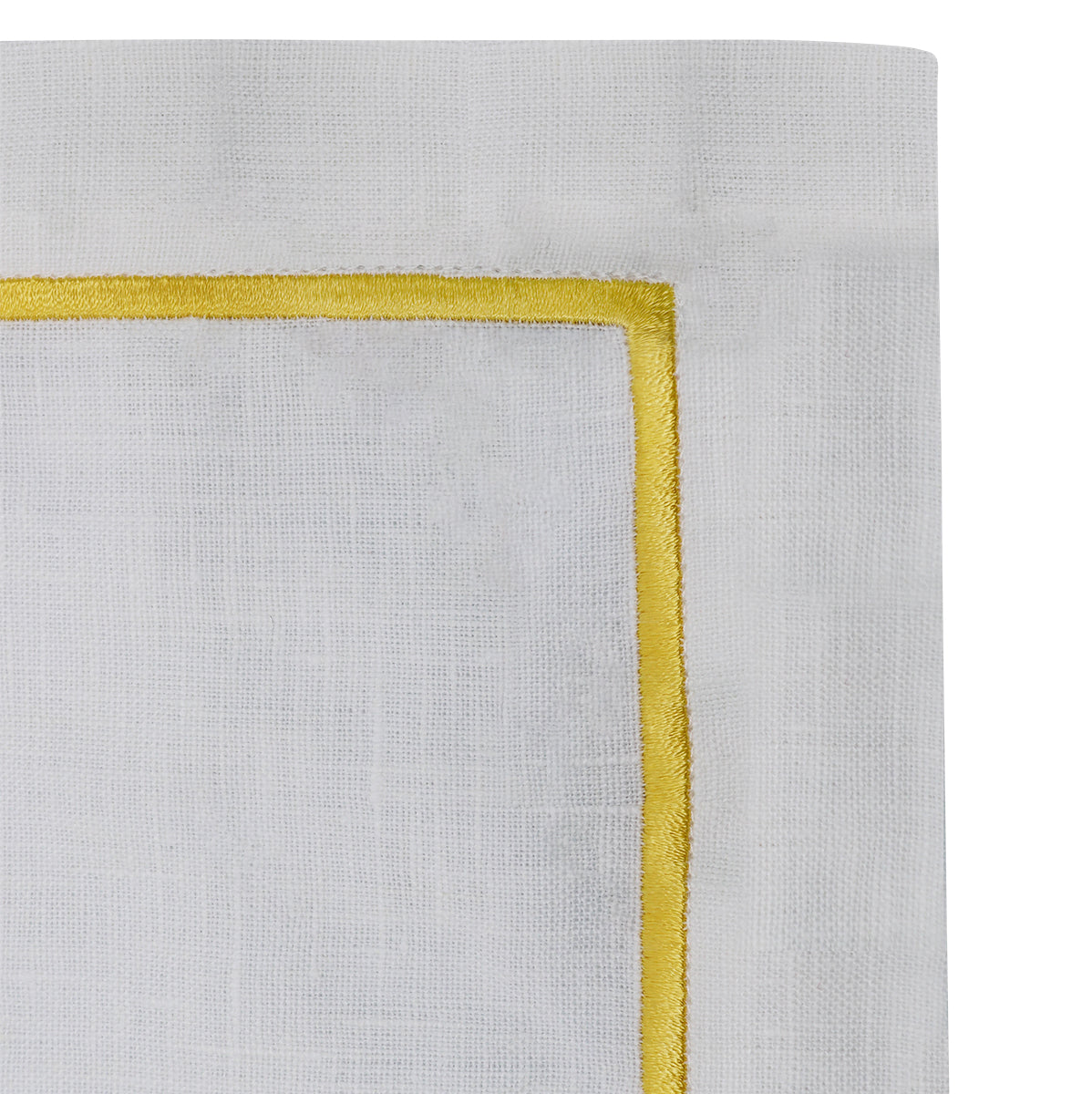 Yellow Line Linen Placemats