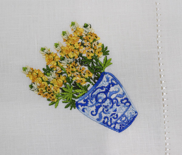 Mimosa Linen Dinner Napkins