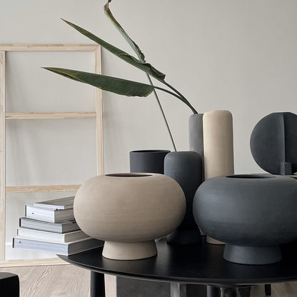 Kabin Vase Fat - Black