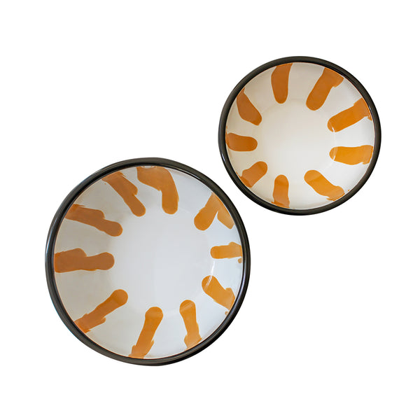 A Little Color Salad Bowl Set - Orange