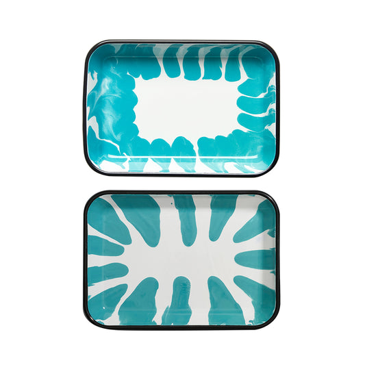 A Little Color Tray Set - Turquoise