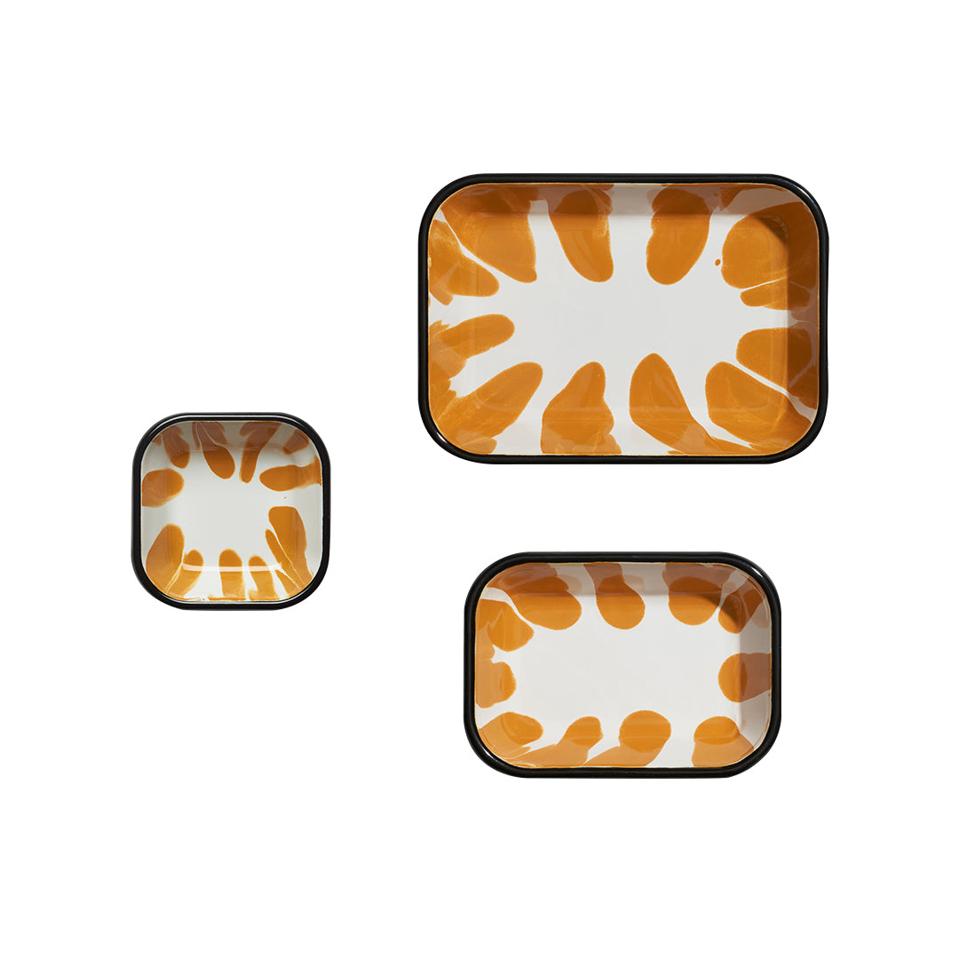 A Little Color Meze Plate Set - Orange