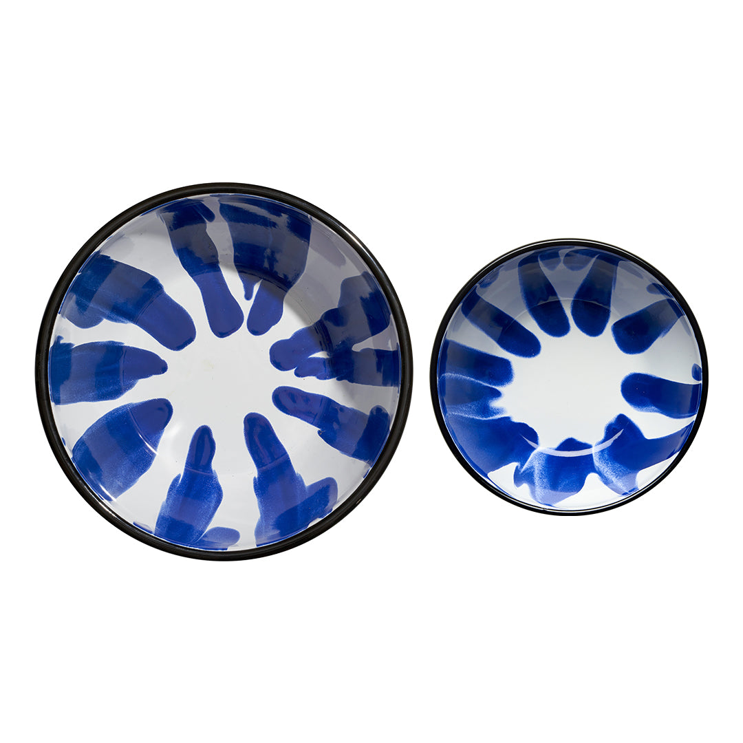 A Little Color Salad Bowl Set - Blue