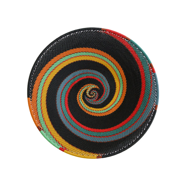 Medium V Platter - Zulu Rainbow