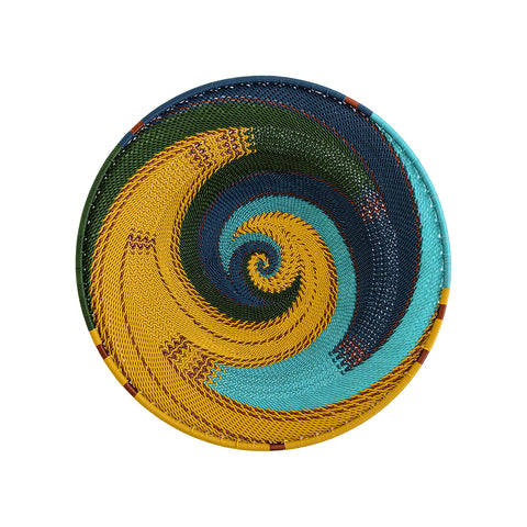 Medium V Platter - Kingfisher