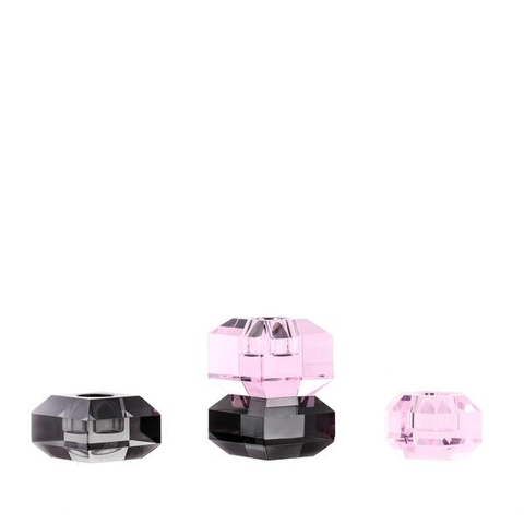 House of Jay | Pink Smoke Candlestick Set