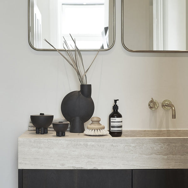 Sphere Vase Bubl Medio - Coffee
