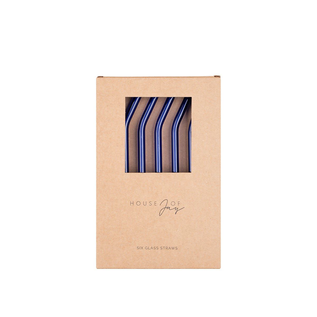 Blue Straw Set
