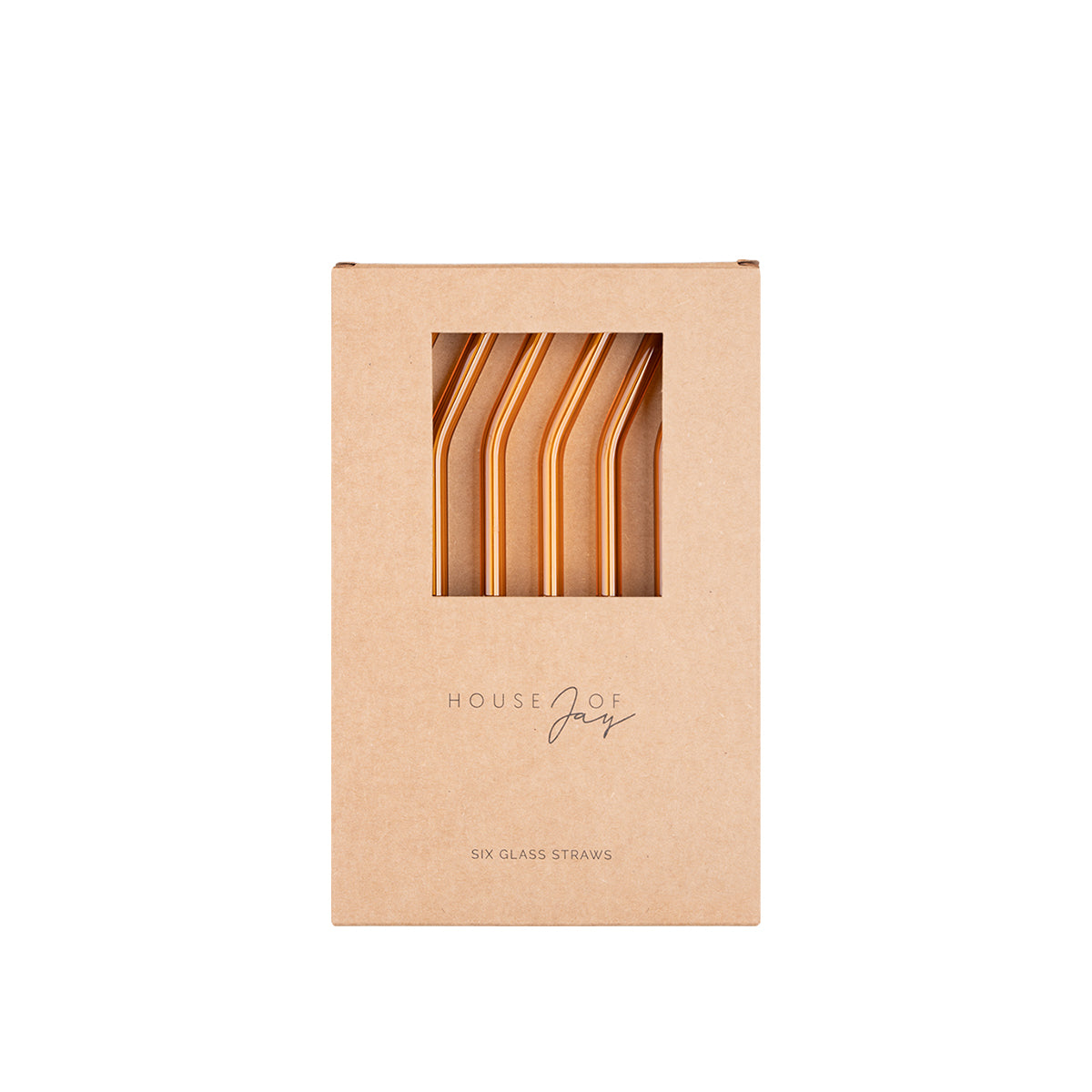 Orange Straw Set