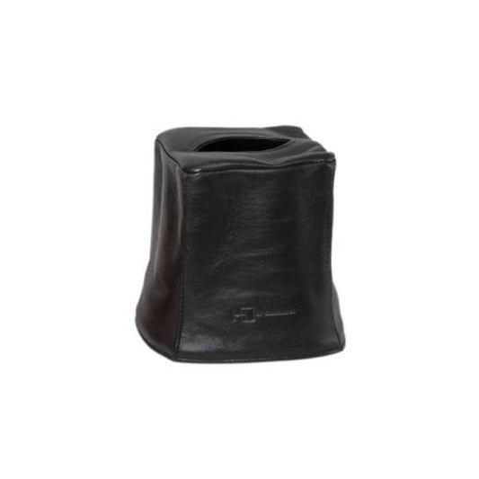 Square Tissue Box Cover - Black