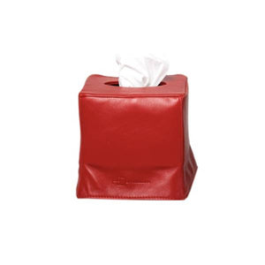 Square Tissue Box Cover - Red