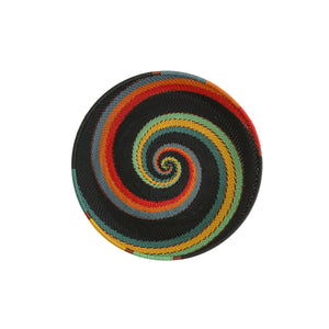 Small Round Tray - Zulu Rainbow