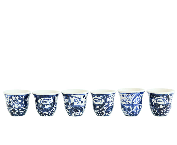 Mira Blue Cup Set