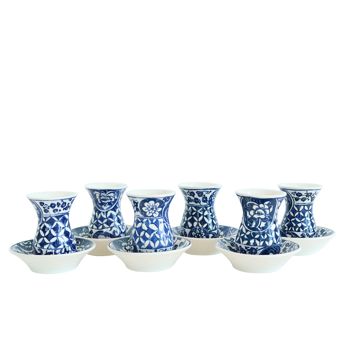 Blue Tea Cup and Saucer Set